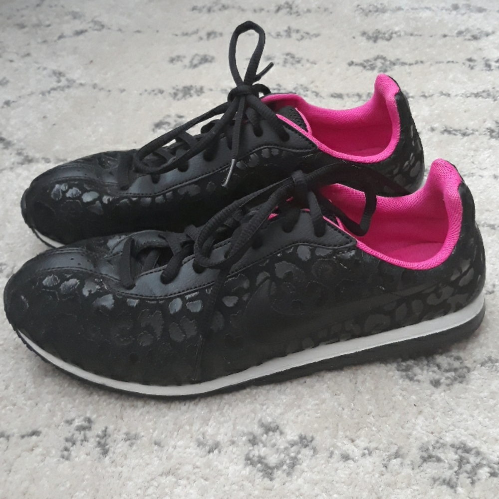Nike Leopard Print Cortez Shoes